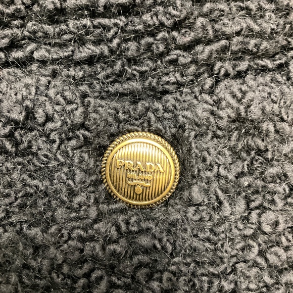 PRADA BLACK 2023 WOOL AND MOHAIR KNIT SWEATER AND MINI SKIRT TWO-PIECE SET - Picture 9 of 10